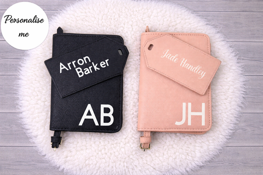 Personalised Passport Holders & luggage Tags