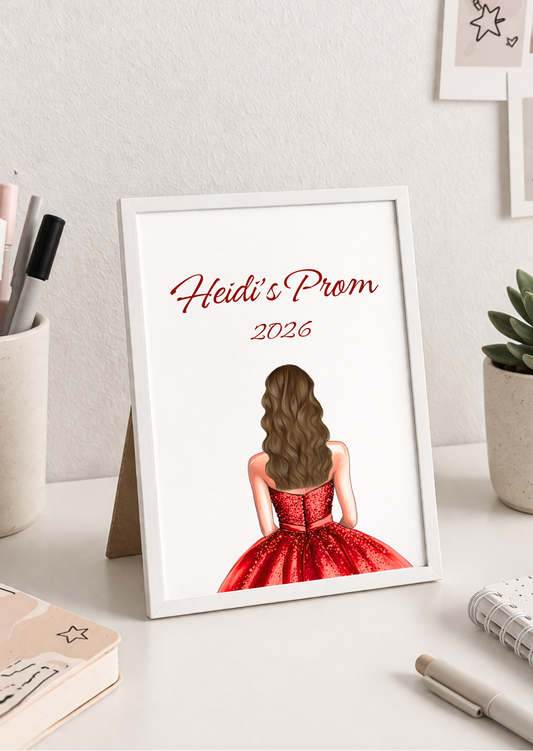 Personalised Prom Day Print