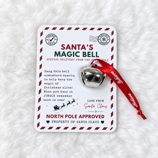 I Believe Santa Bell | Christmas Eve Box Filler