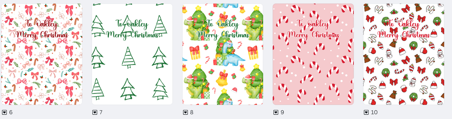 Personalised Gift Card Holder