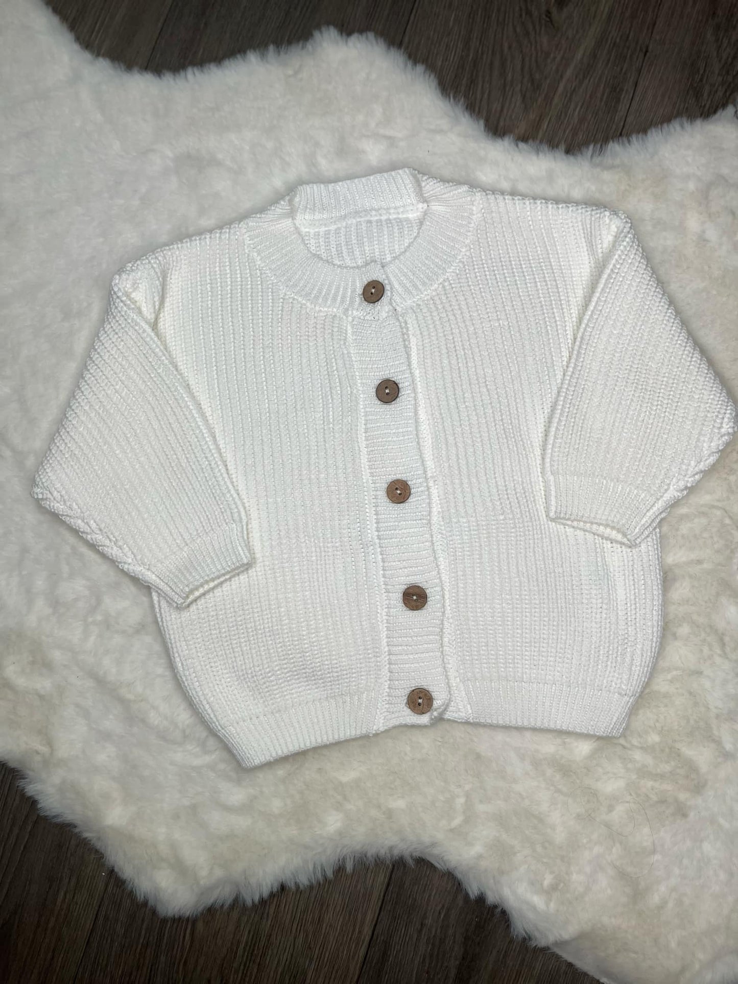 Hand Embroidery Knitted Baby Cardigan
