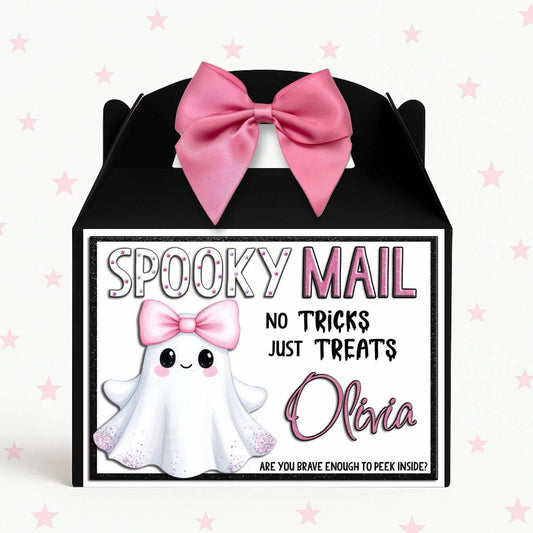 Personalised Spooky Mail Halloween Trick Or Treat Box