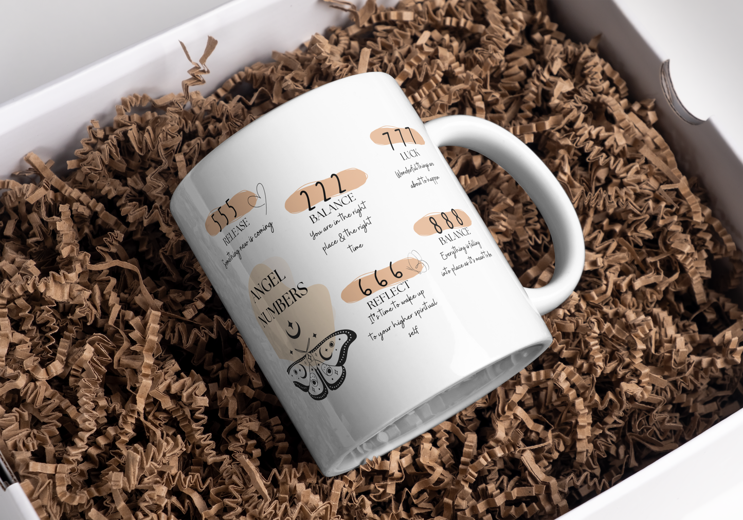 Angel Number Butterfly Mug