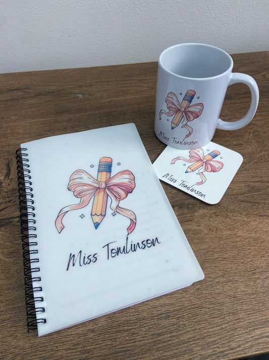 Personalised Thank You Teacher Pencil Set