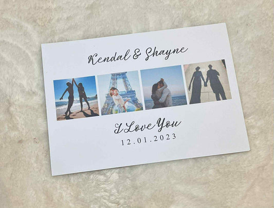 Personalised I Love You Photo Print