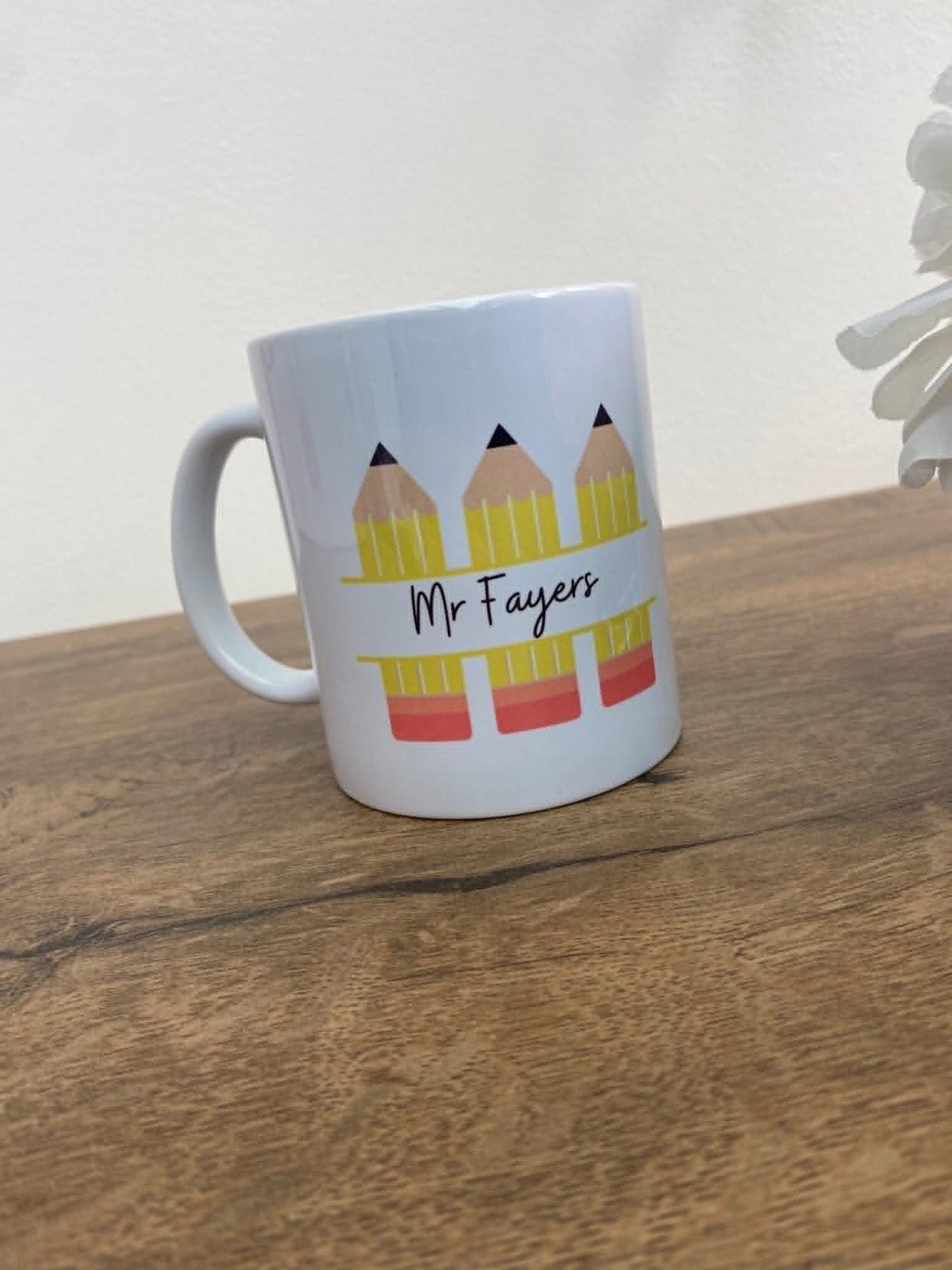 Personalised Teacher Pencil Mug