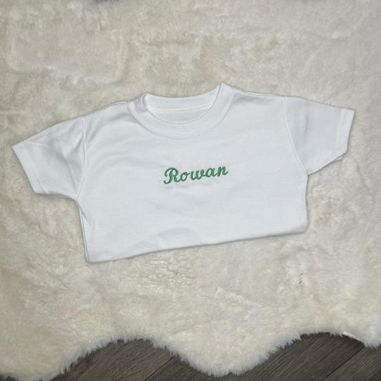 Personalised Embroidery Children's T-shirt